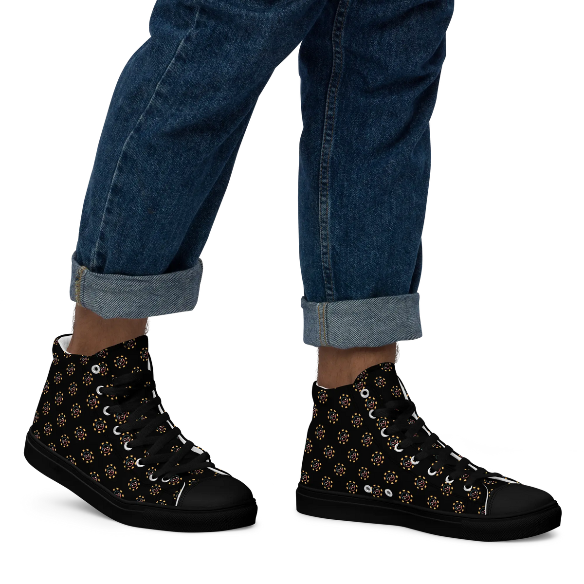 Tao Sun Men's High Top Canvas Shoes