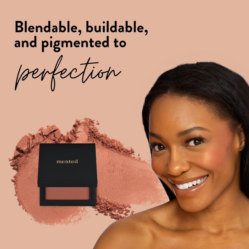 Mented Berried Away Shimmer Cheek Blush Palette – Vegan, Cruelty-Free