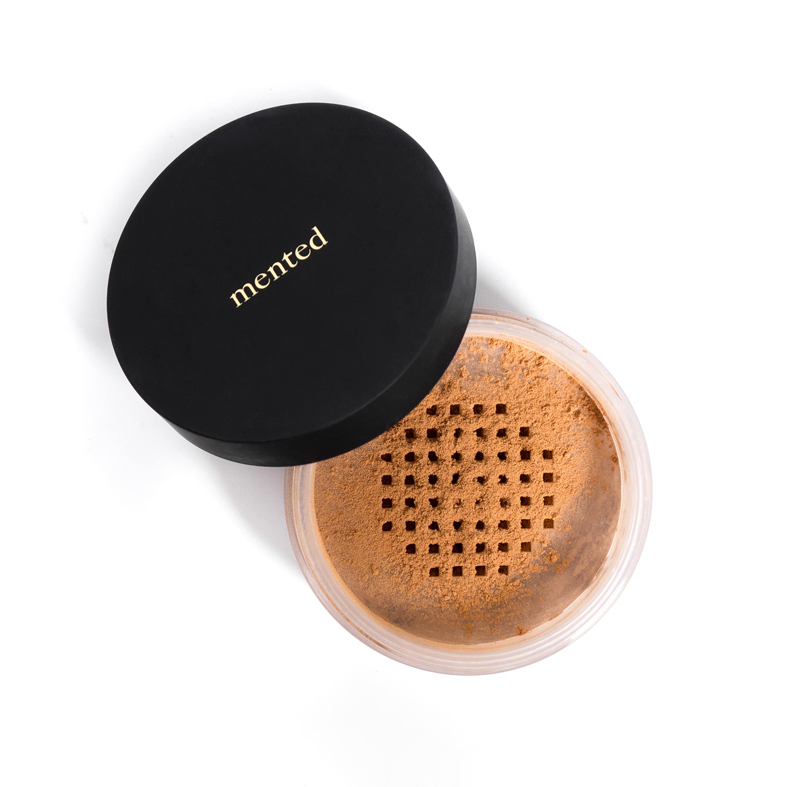Mented Cosmetics Translucent Setting Powder — Oil Control, Matte Finish, Long-Lasting, Portable Compact (Medium/Deep)
