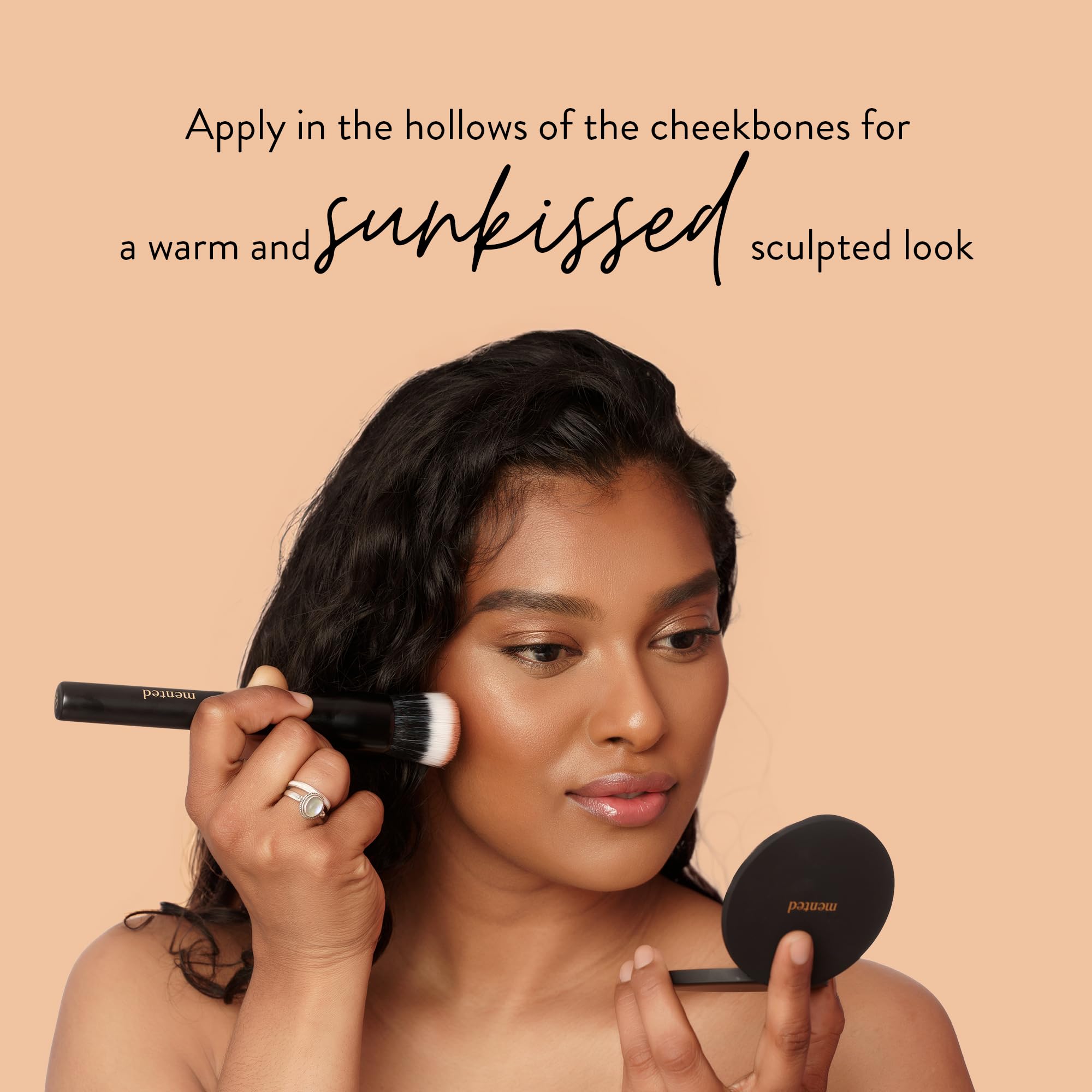 Mented Yacht Life Shimmer Bronzer & Highlighter Palette – Vegan, Cruelty-Free, Made in Italy | 0.35oz/10g