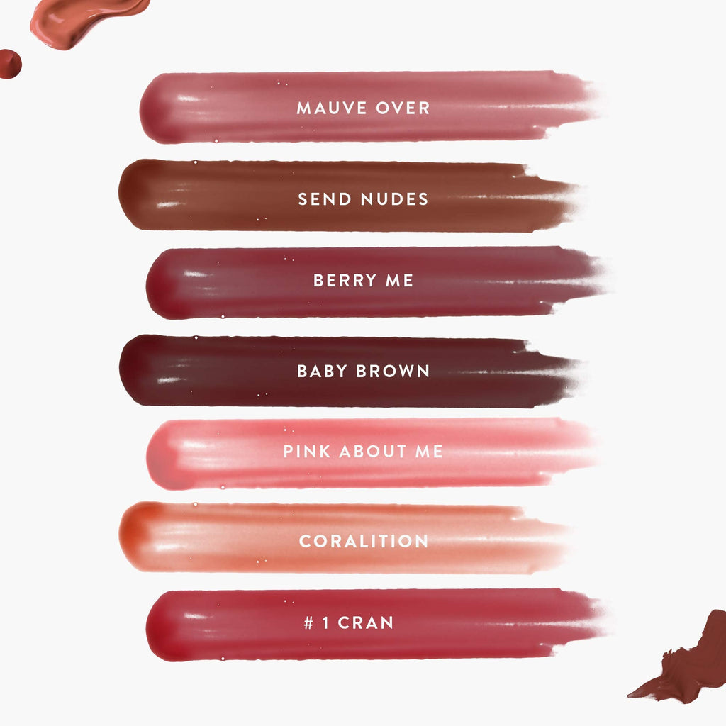Mented Mauve Over Lip Gloss – Buildable Color, Vegan, Cruelty-Free, Made in USA