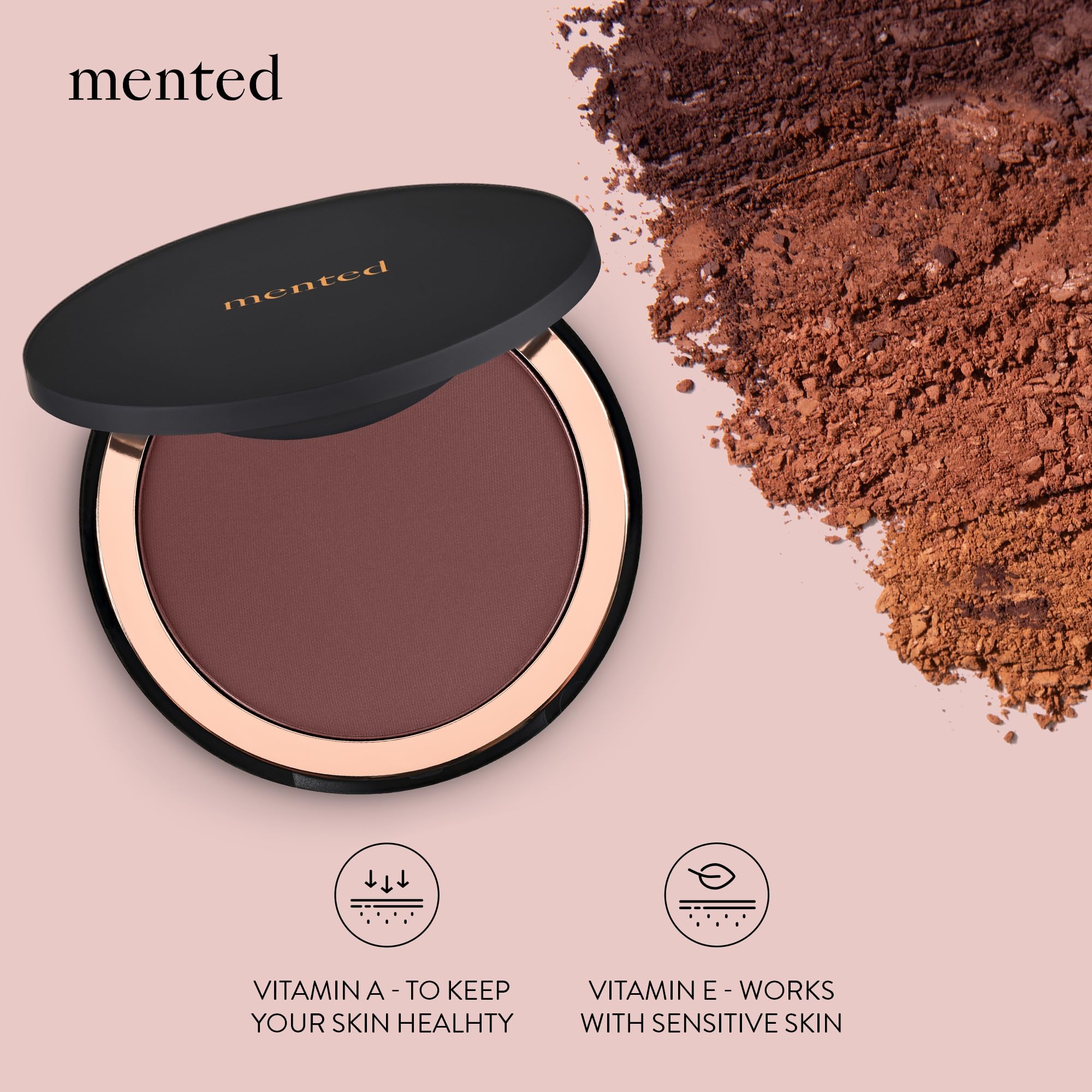 Mented Yacht Life Shimmer Bronzer & Highlighter Palette – Vegan, Cruelty-Free, Made in Italy | 0.35oz/10g