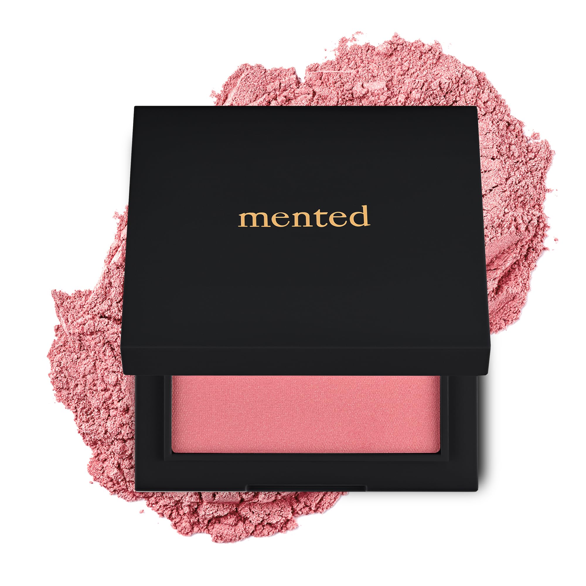 Mented Pinky Promise Shimmer Cheek Blush Palette - Vegan, Cruelty-Free, Made in Italy