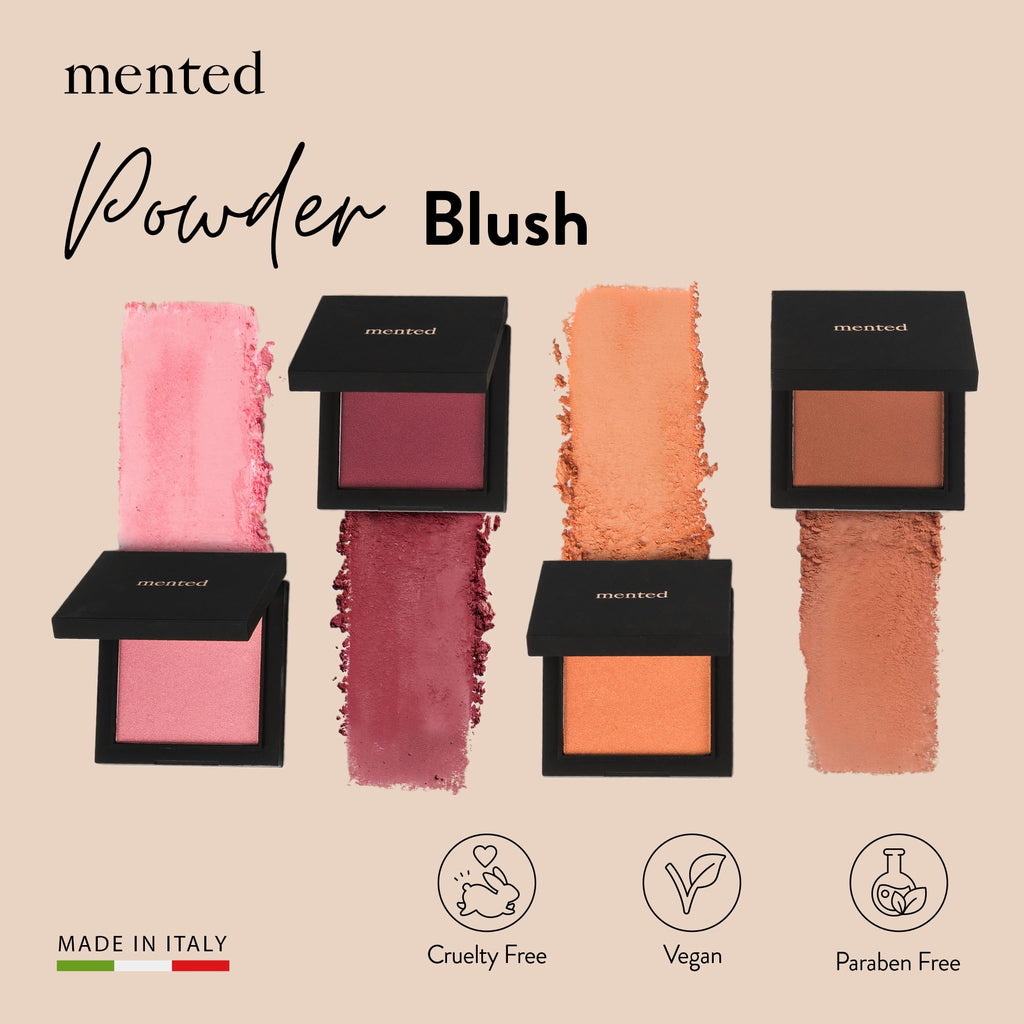 Mented Berried Away Shimmer Cheek Blush Palette – Vegan, Cruelty-Free
