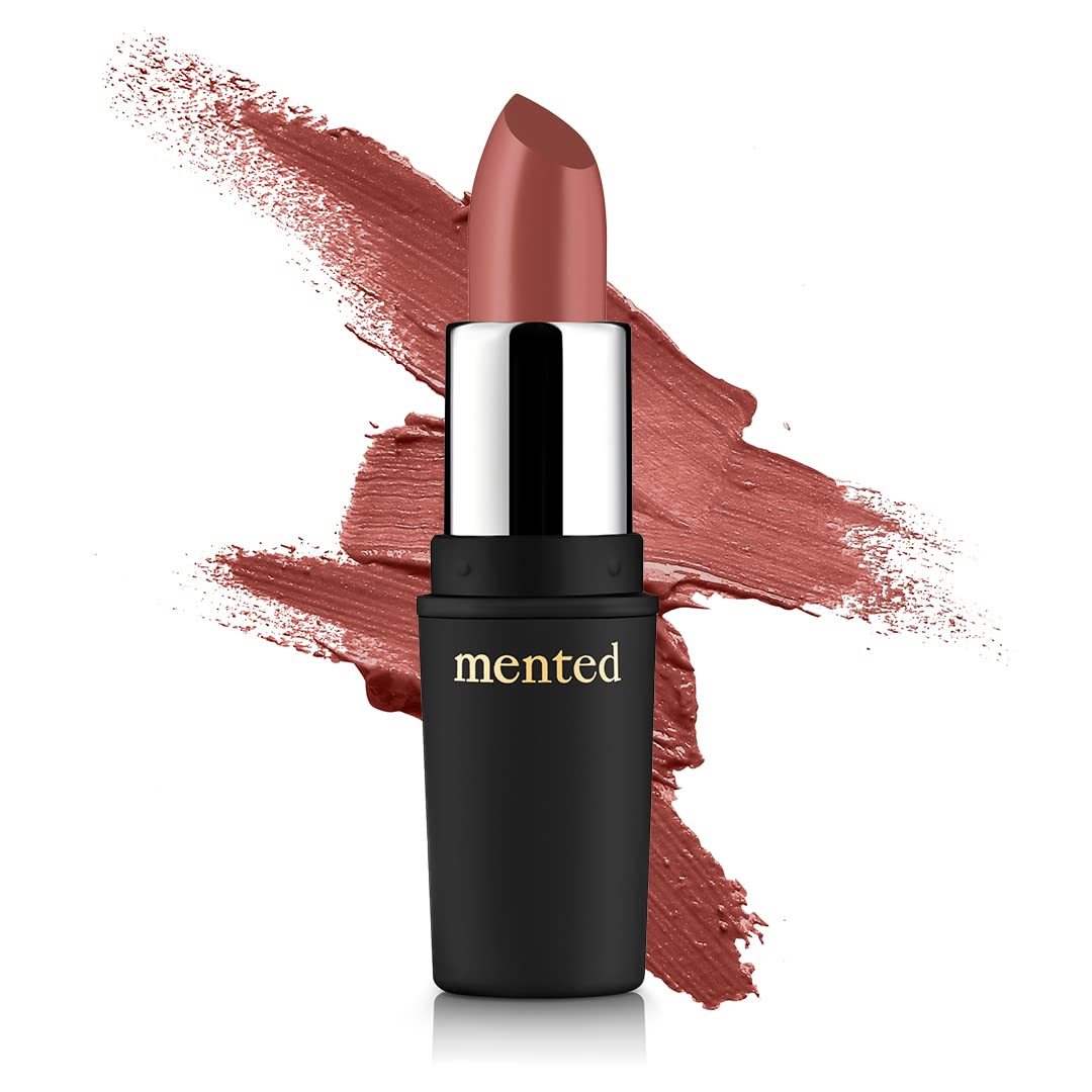 Mented Cosmetics Nude Lipstick Pretty in Pink – Semi-Matte, Long-Lasting, Vegan