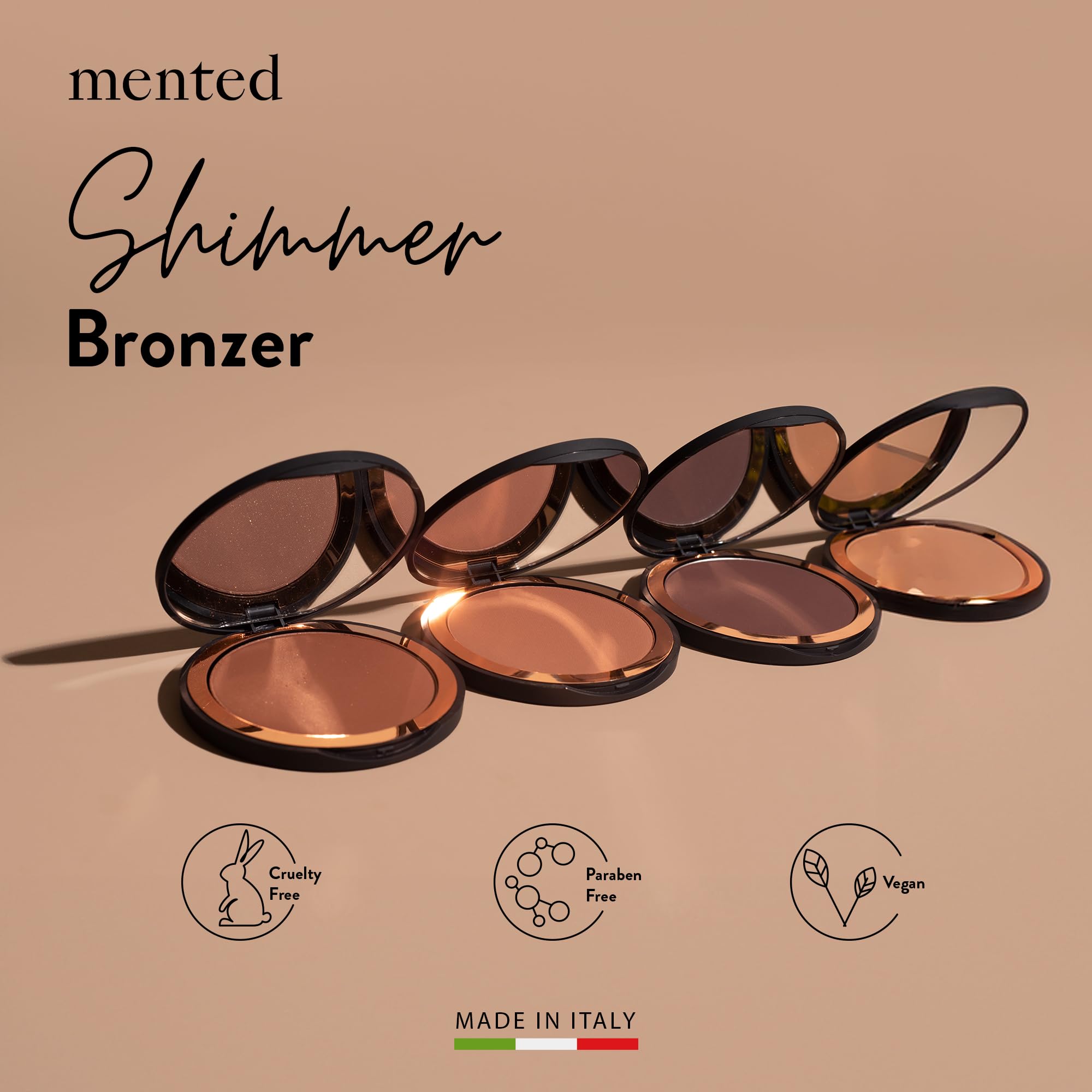 Mented Vacay Bronzer Palette – Cruelty Free, Vegan, Made in Italy