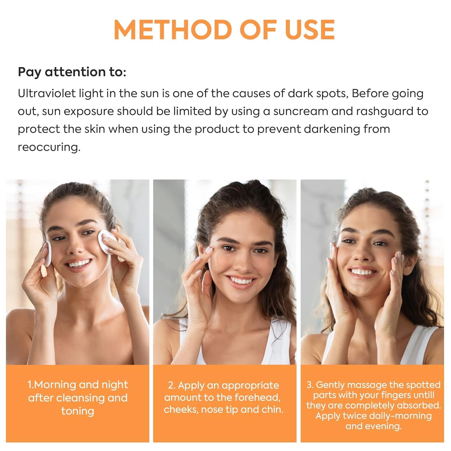 MESANDY Dark Spot Serum for Face – Brighten Sun Spots & Uneven Tone