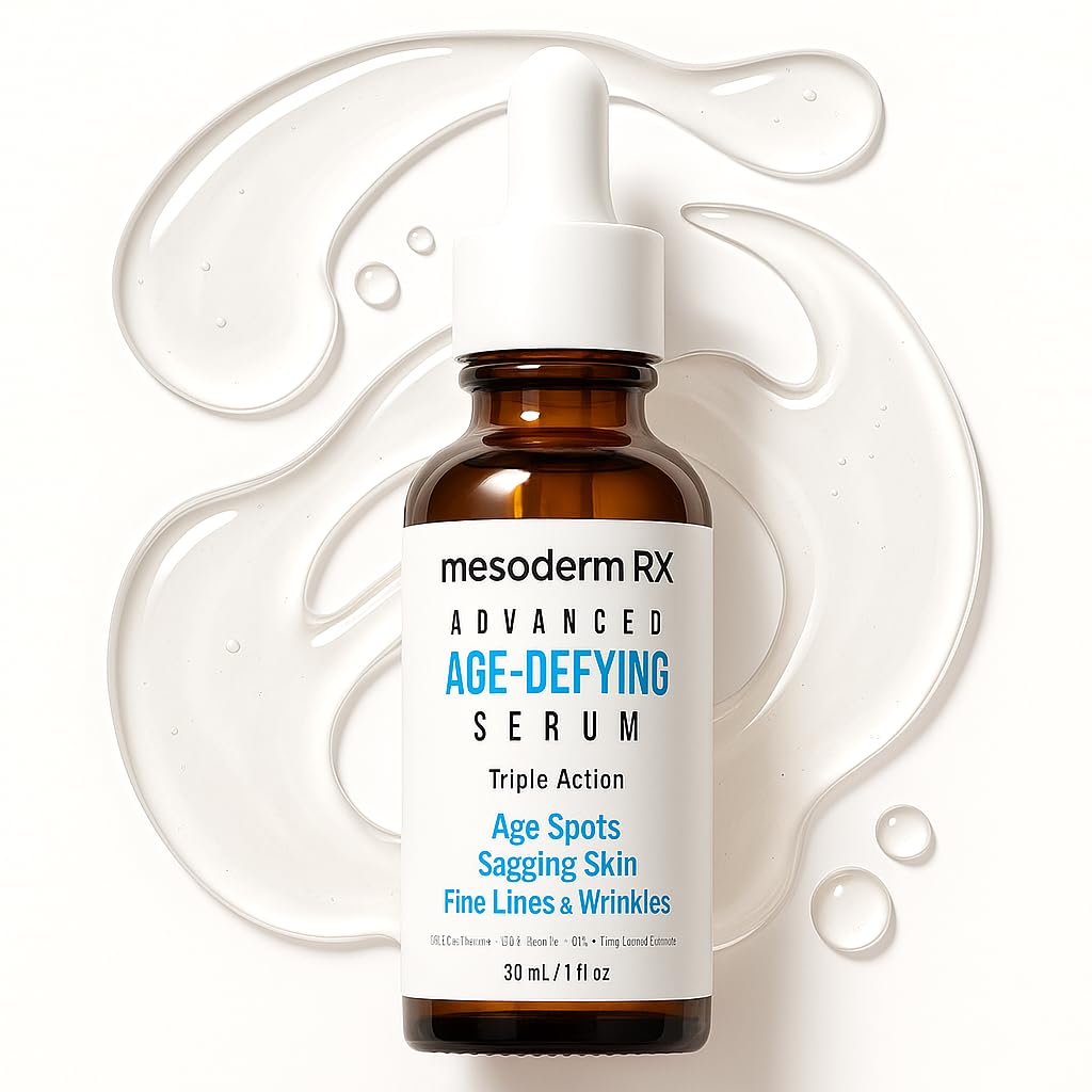 Mesoderm RX Advanced Age-Defying Serum — Triple Action for Age Spots, Fine Lines & Sagging Skin | 1 fl oz