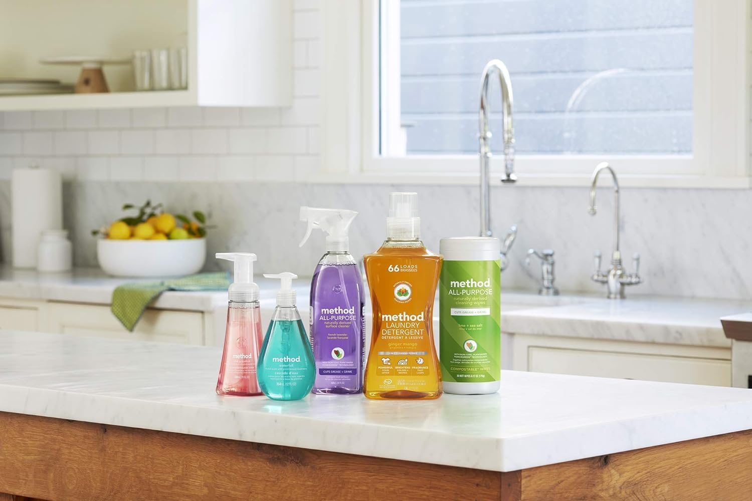 Method Hand Foaming Soap Trio – Sea Minerals, Waterfall & Lemon Mint, 10 oz Each (3-Pack)