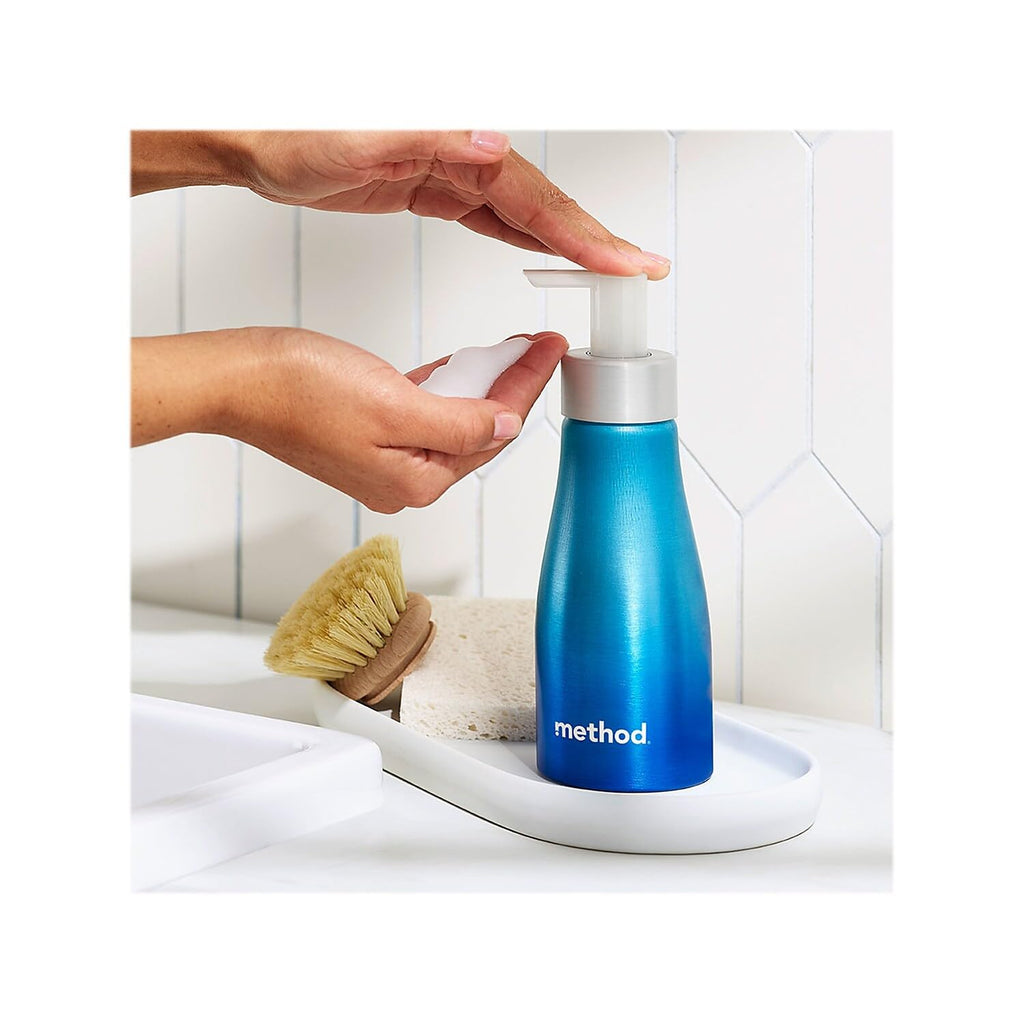 Method Foaming Hand Wash Concentrates Starter Kit – Sea Minerals | 1 Reusable 10 oz Bottle + 2 Refills