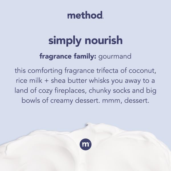 Method Body Wash Variety Pack — Hydrating Coconut Milk & Simply Nourish, 18 Fl Oz Each