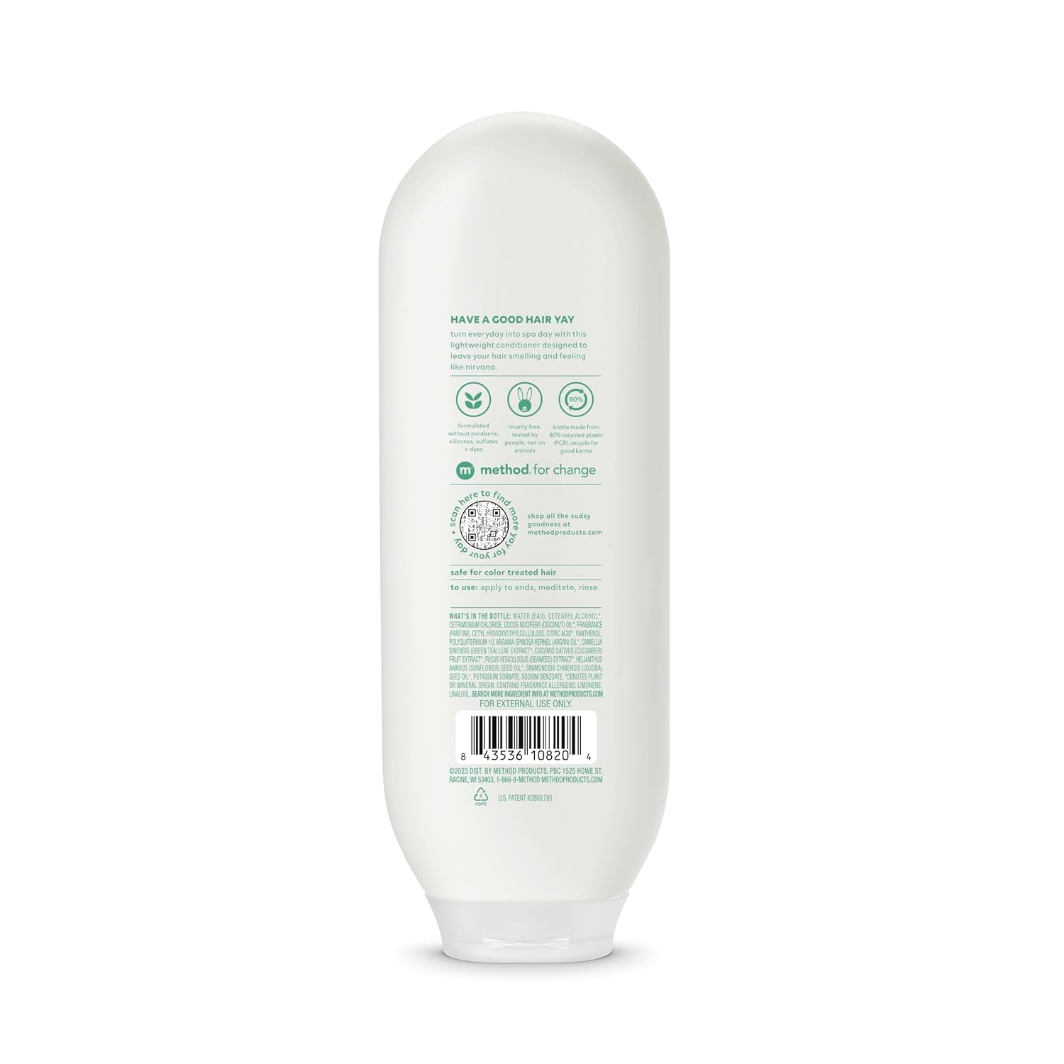 Method Daily Zen Shampoo and Conditioner – Gentle Daily Hair Care for Balance and Serenity | 1 CT
