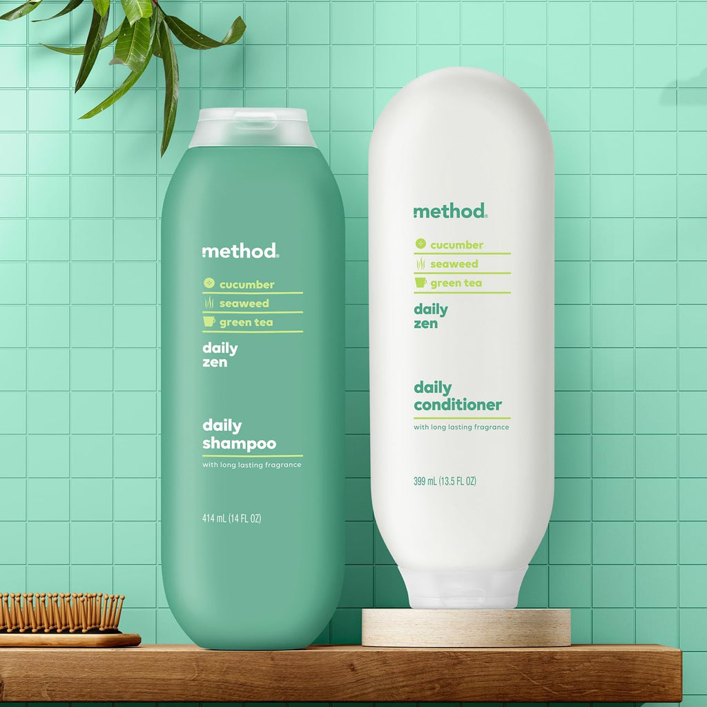 Method Daily Zen Shampoo and Conditioner – Gentle Daily Hair Care for Balance and Serenity | 1 CT