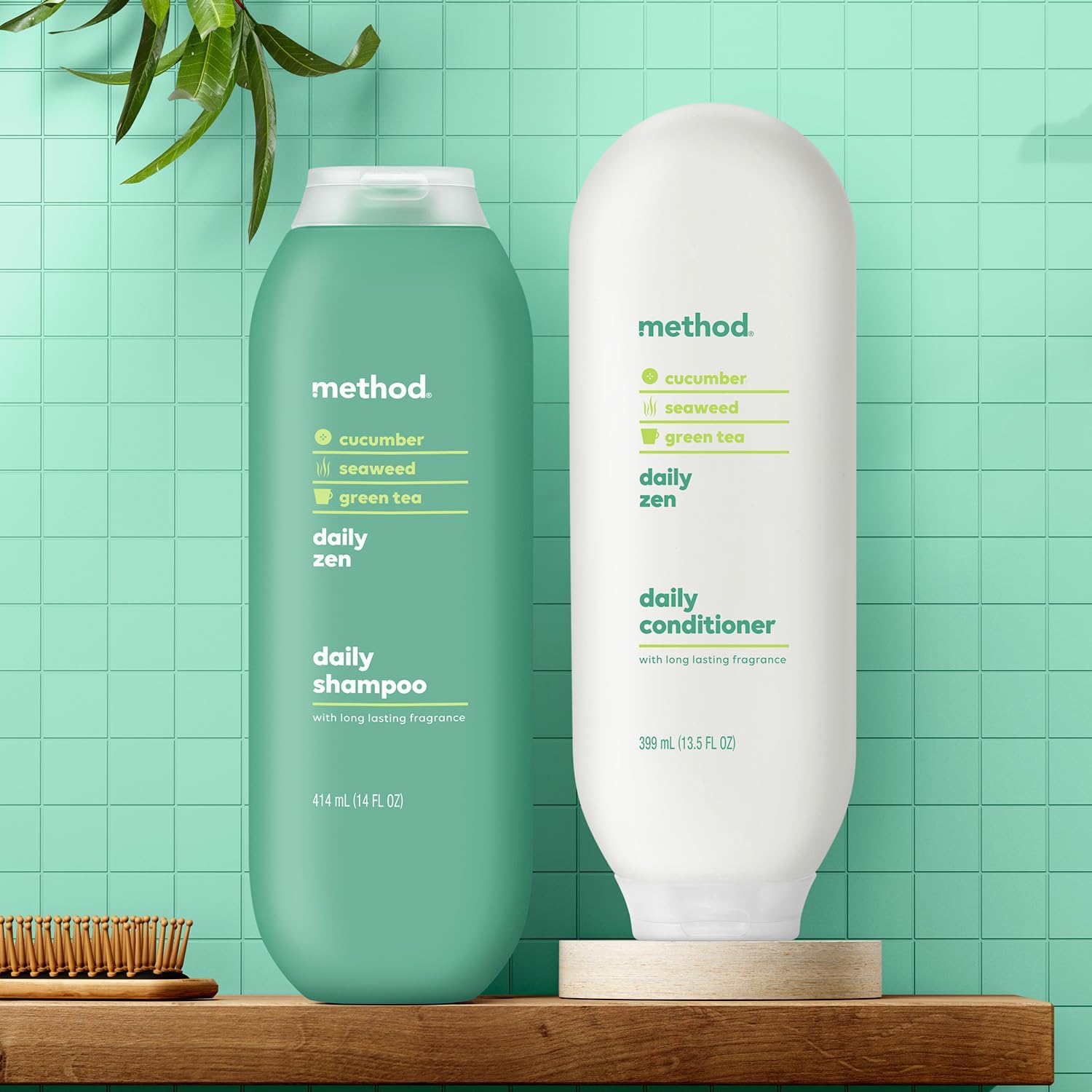 Method Daily Zen Shampoo and Conditioner – Gentle Daily Hair Care for Balance and Serenity | 1 CT