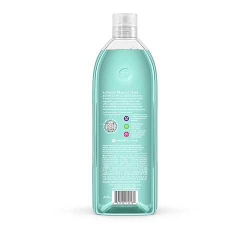 Method Gel Hand Soap Refill Waterfall – 34 oz x4, Recyclable Bottle, Plant-Based Formula