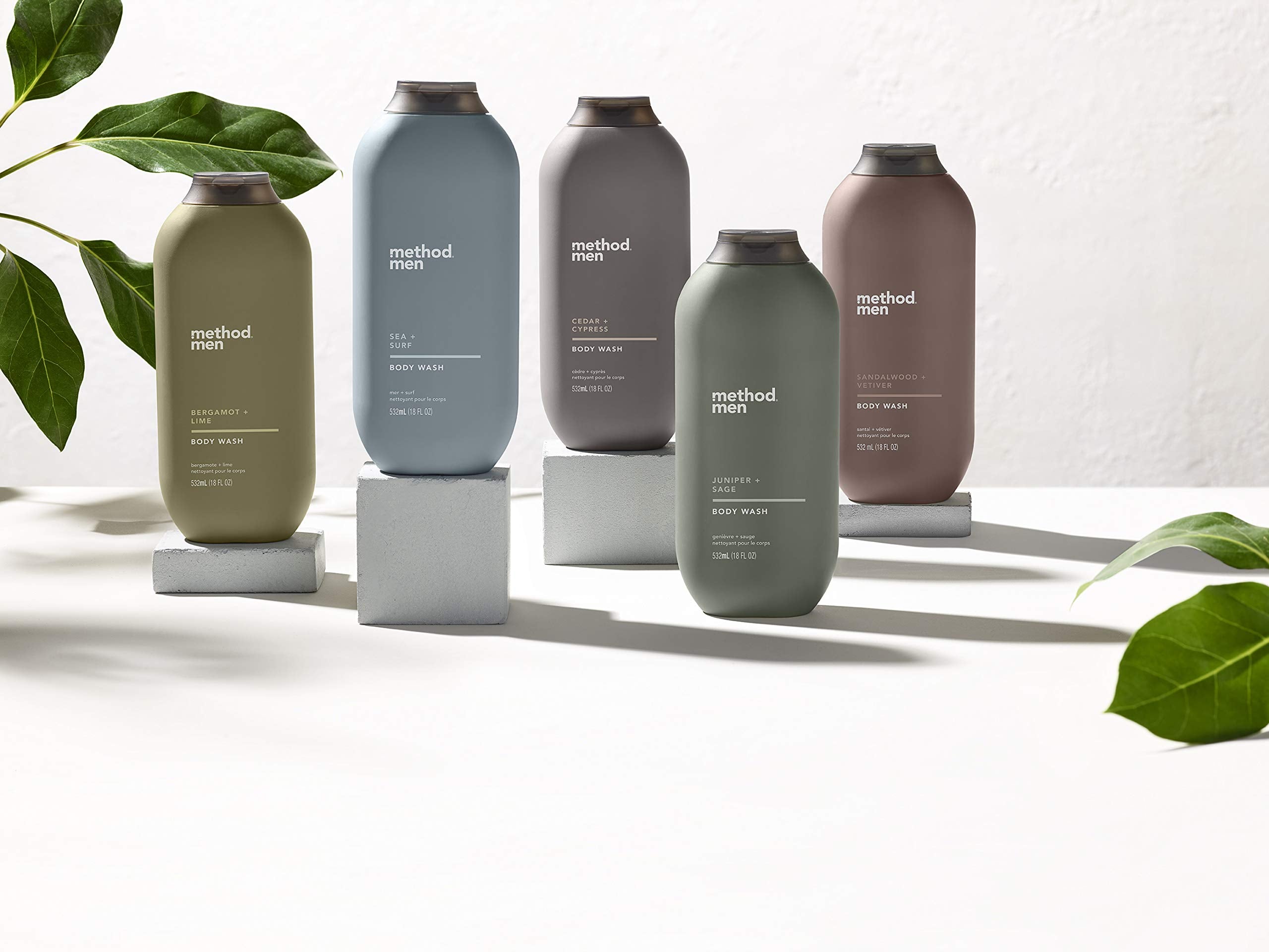 Method Men Juniper + Sage Body Wash - 3 x 18oz, Paraben & Phthalate Free