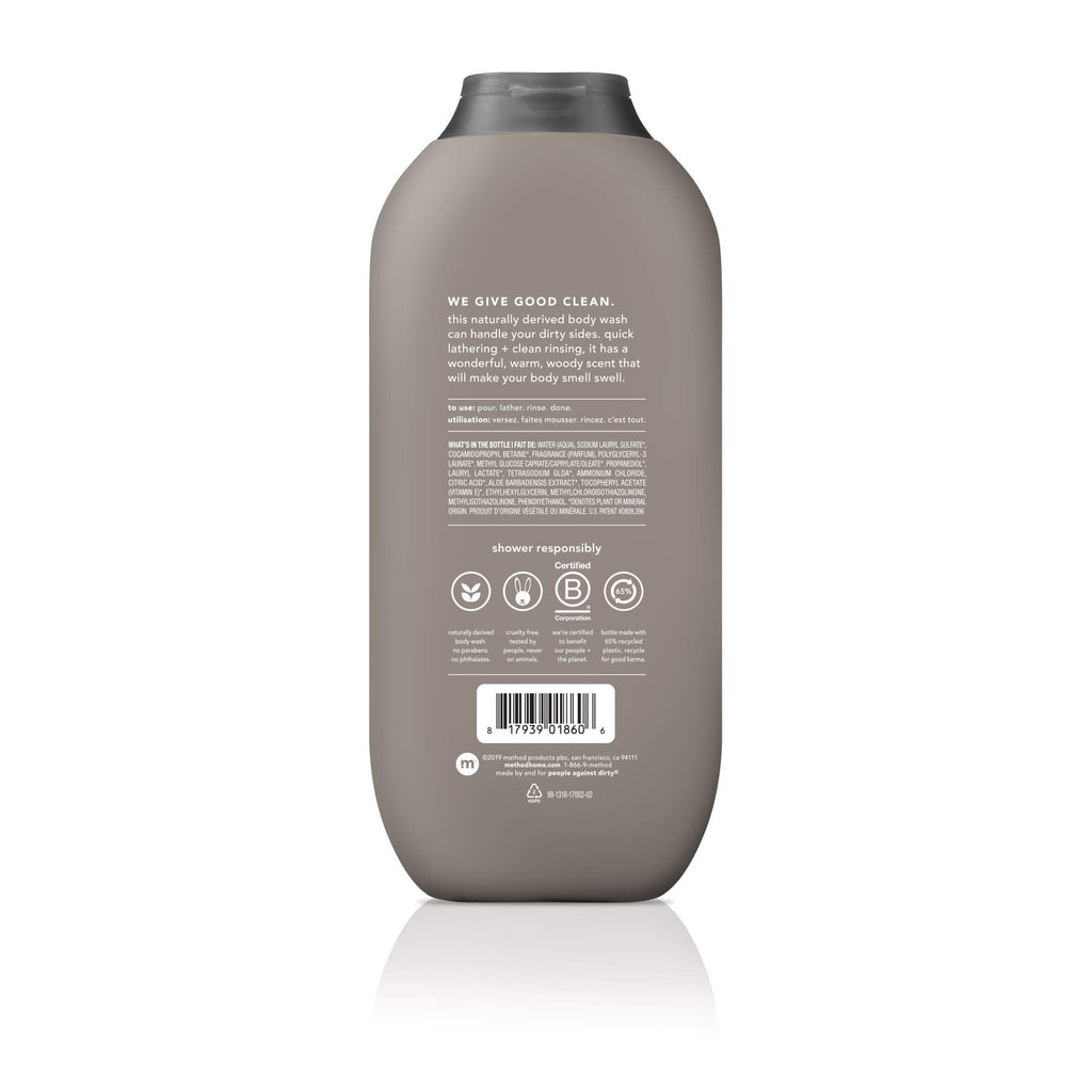 Method Men 3-Pack Body Wash 18 oz Each – Sea + Surf, Cedar + Cypress, Juniper + Sage