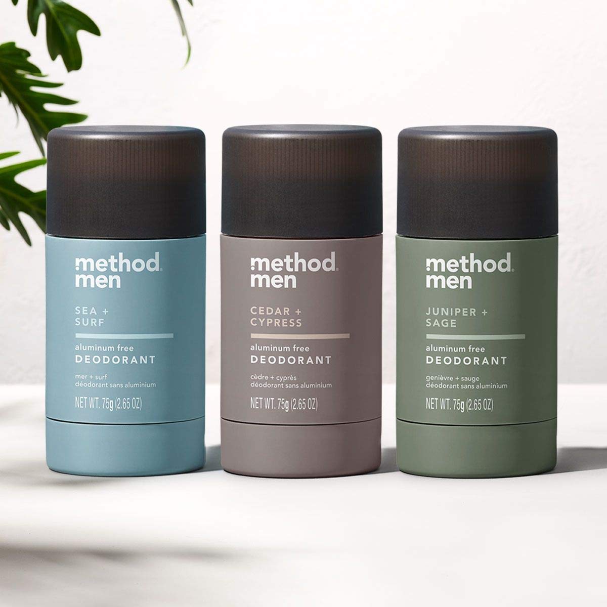 Method Men's Aluminum-Free Deodorant – Juniper & Sage, 2.65 oz (Pack of 6)