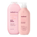 Method Pure Peace Gift Set – Body Wash & Lotion (18oz/14oz)