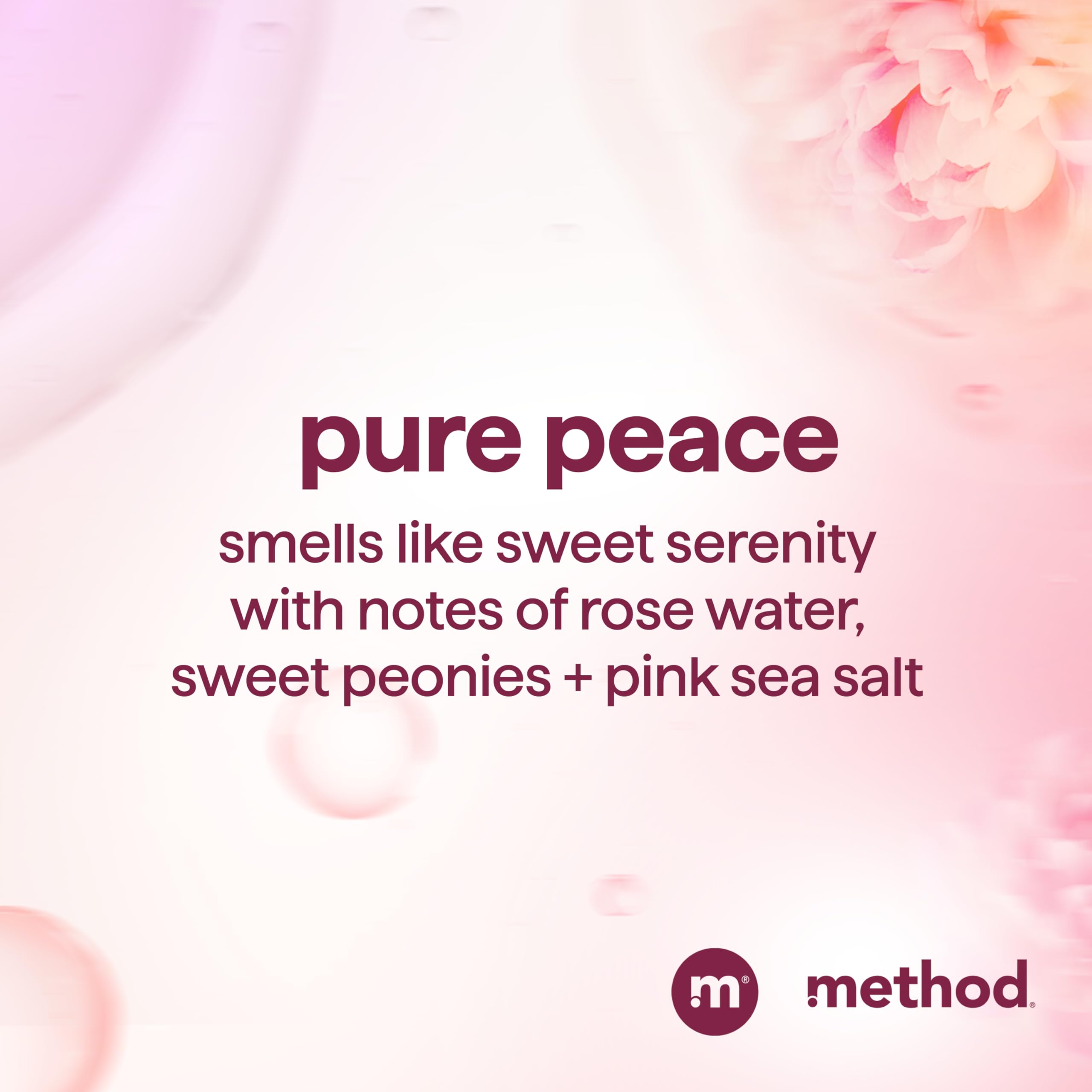 Method Pure Peace Volumizing Shampoo – Thicker, Fuller Hair, Sulfate-Free & Color Safe (14 oz x3)
