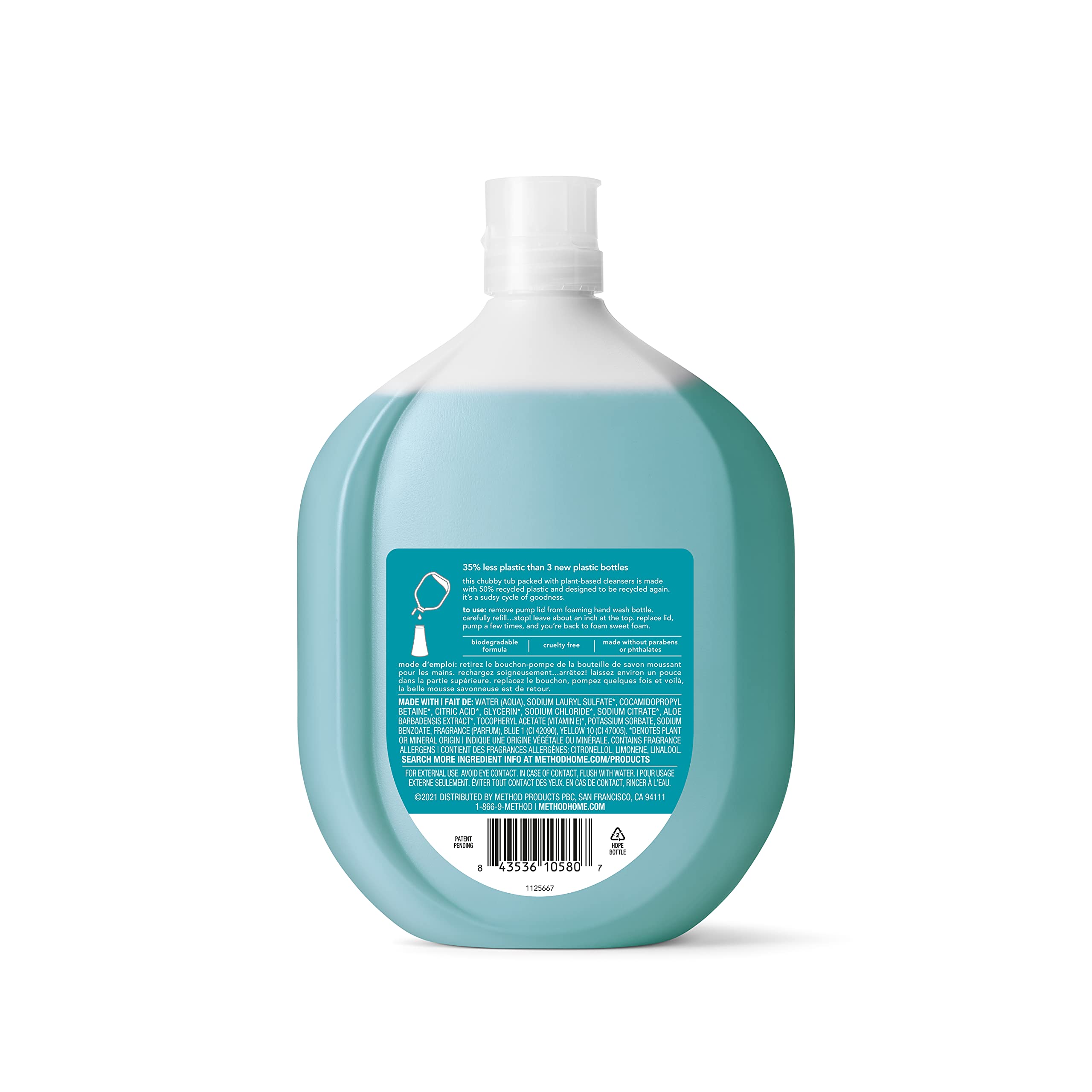Method Waterfall Foaming Hand Soap Duo – 10 oz + 38 oz Refill