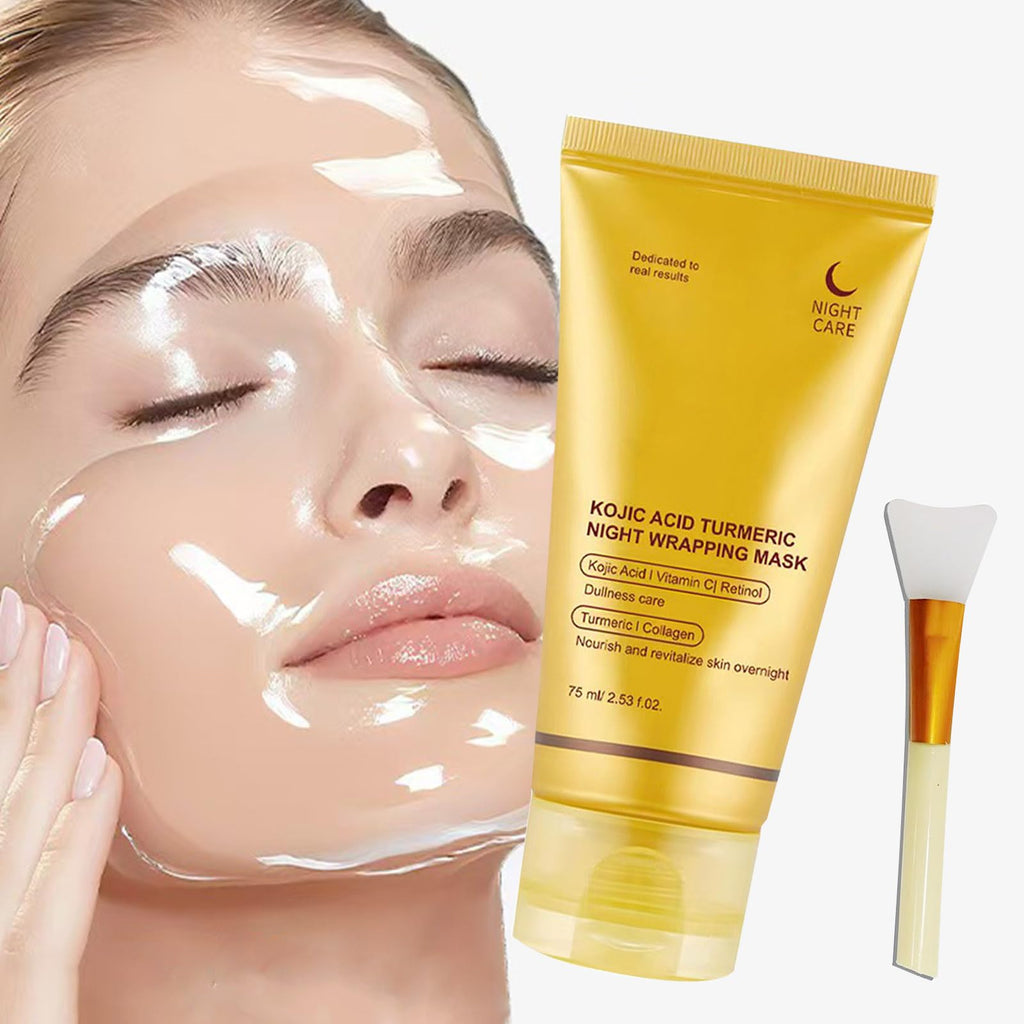 Metiplou Kojic Acid Turmeric Night Wrapping Hydration Mask – Brightens & Hydrates