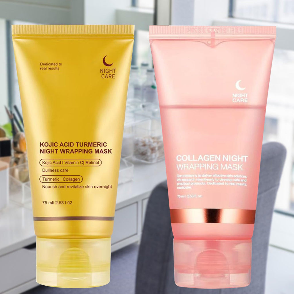 Metiplou Kojic Acid Turmeric Night Wrapping Hydration Mask – Brightens & Hydrates