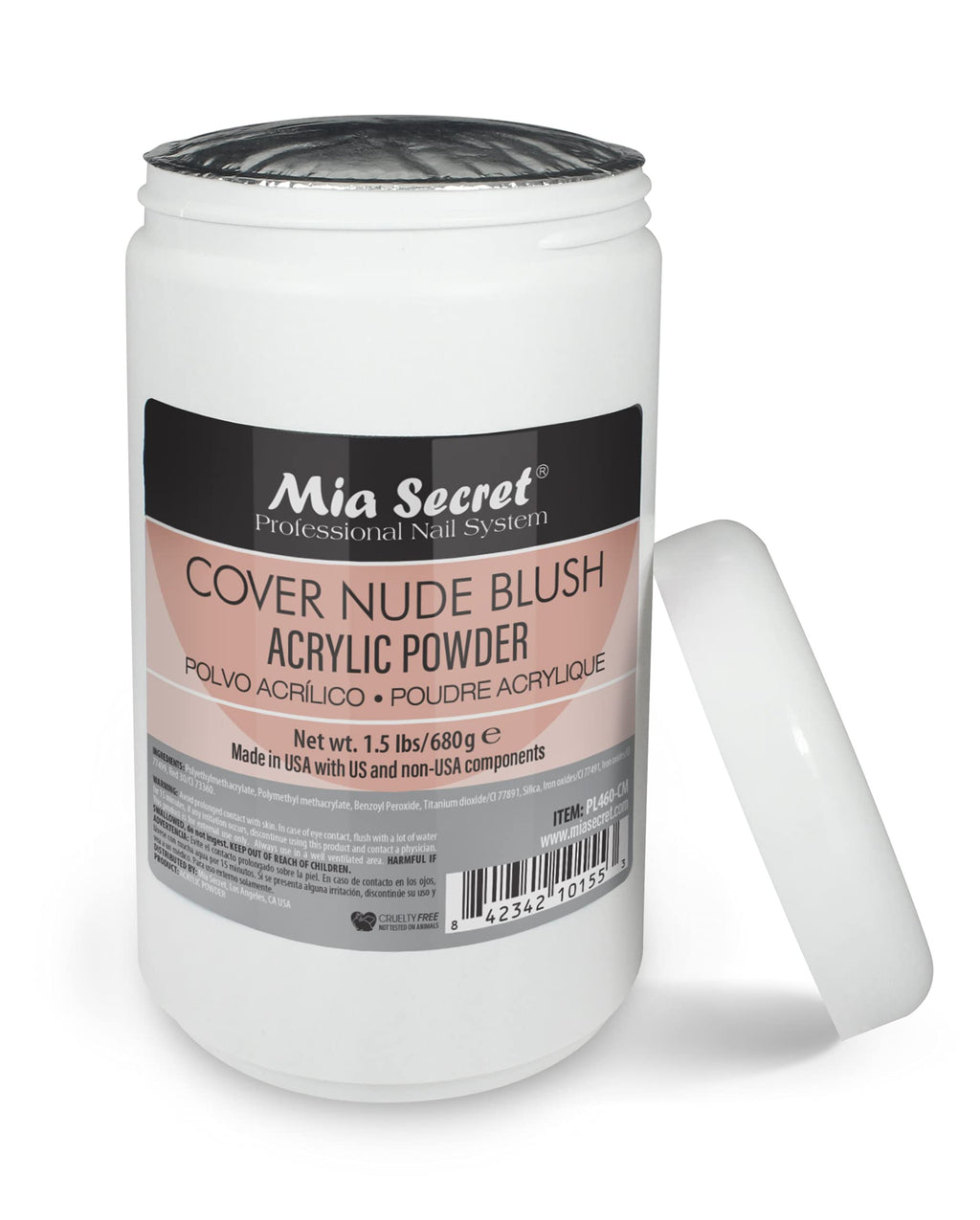 Mia Secret Cover Nude Blush Acrylic Powder 1.5 Lbs