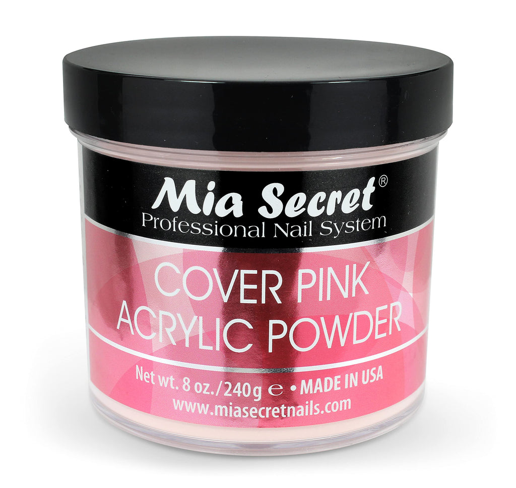 Mia Secret Cover Pink Acrylic Powder (8 oz) – Professional Nail System for Long-Lasting Nails