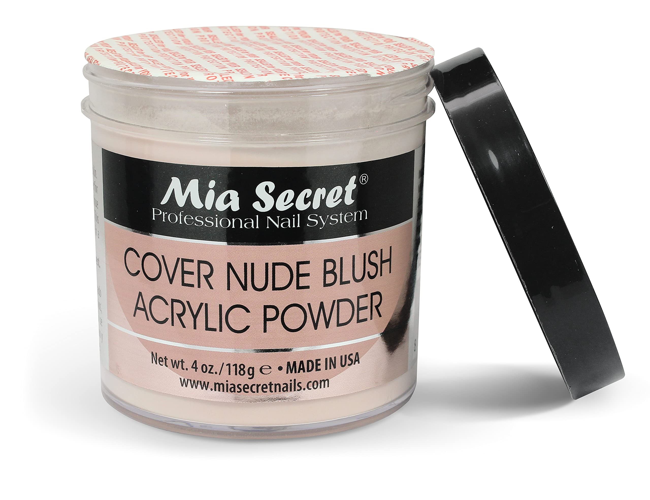 Mia Secret Cover Nude Blush Acrylic Powder 4oz – Salon-Quality Nails