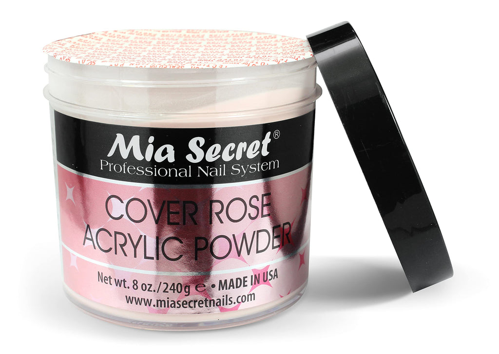 Mia Secret Cover Rose Acrylic Powder 8oz | Professional Nail System for Salon-Quality Results