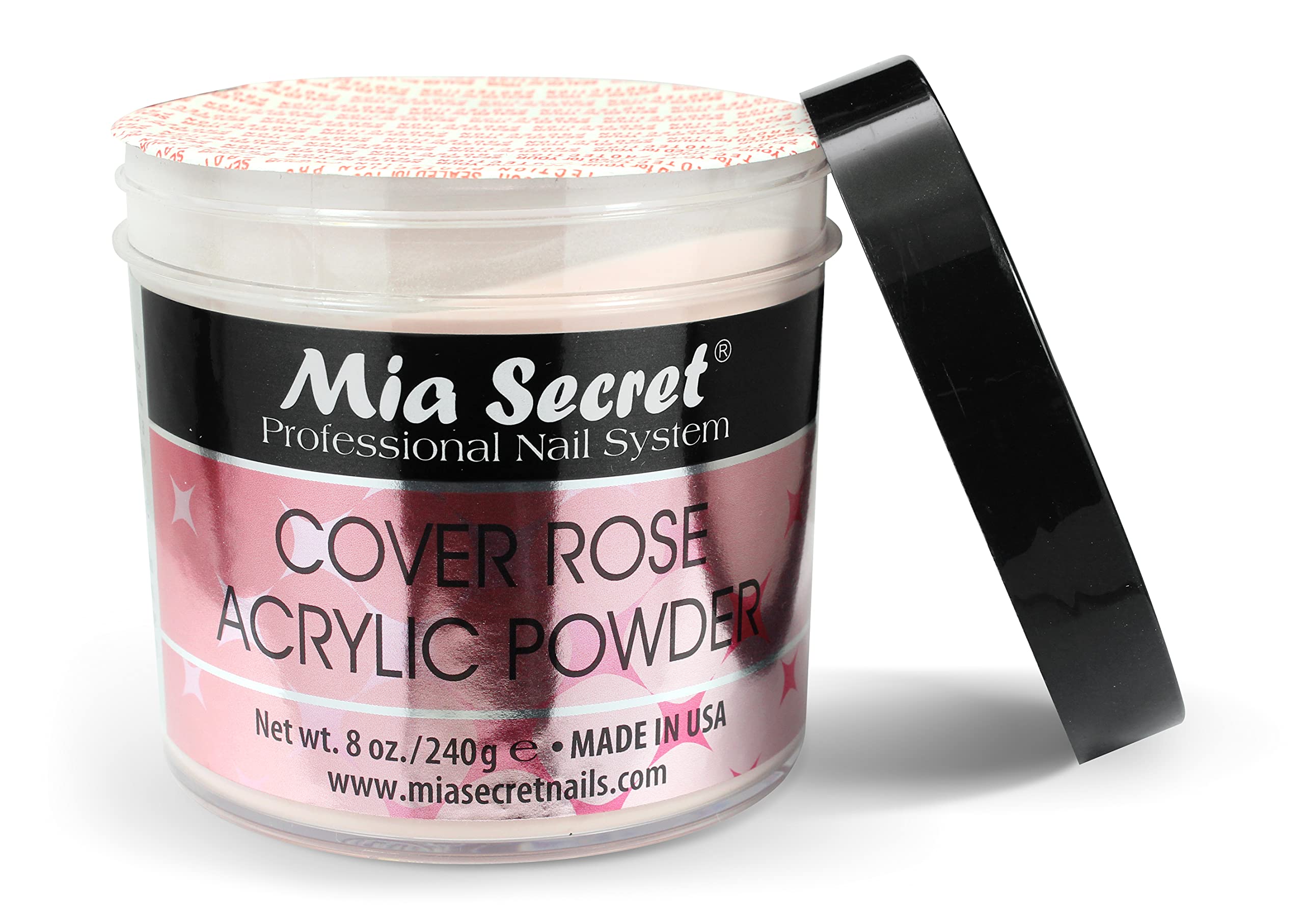 Mia Secret Cover Rose Acrylic Powder 8oz | Professional Nail System for Salon-Quality Results