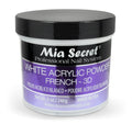 Mia Secret White Acrylic Powder (8oz) – 3D Nail Art & French Manicure