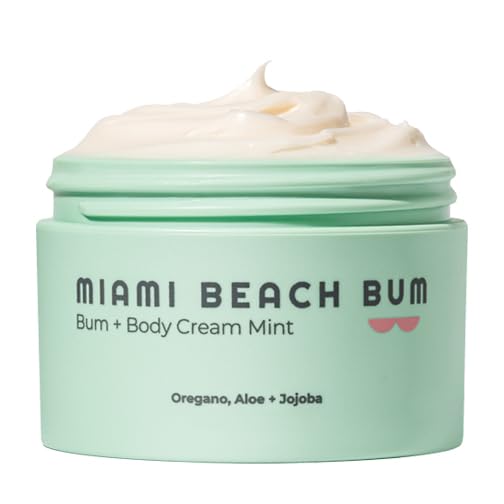 Miami Beach Bum Bum + Body Butter Cream – Daily Moisturizer with Oregano Oil (3.4 oz)