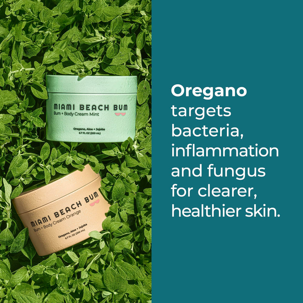 Miami Beach Bum Mint Cream 6.7oz – Daily Body Moisturizer for Skin Health, Razor Bumps & More