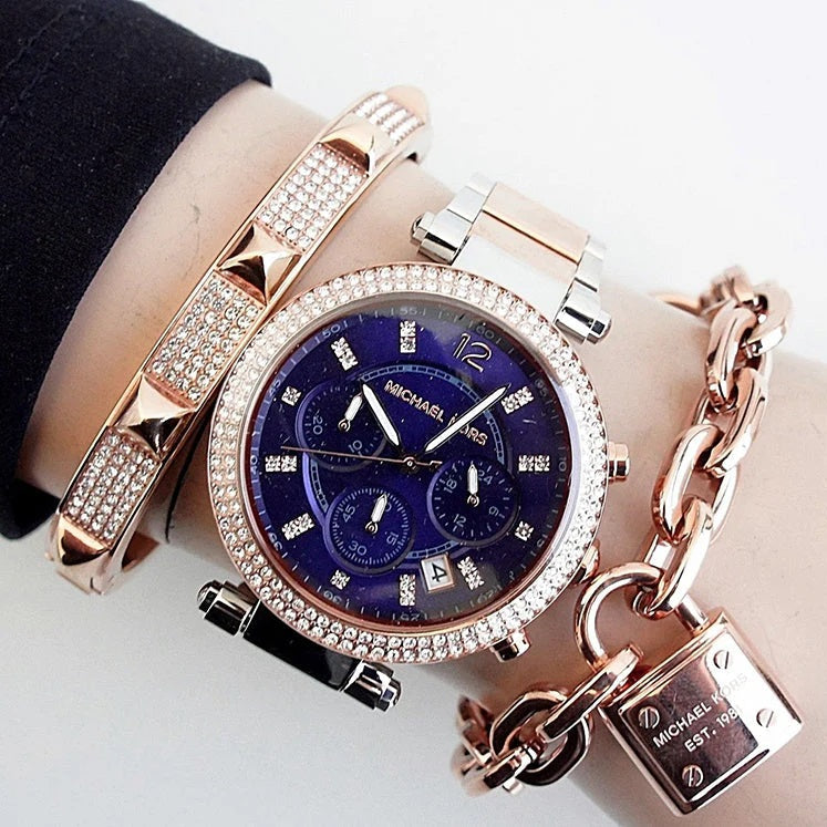 Michael Kors MK6141 Parker Women's Two-Tone Watch