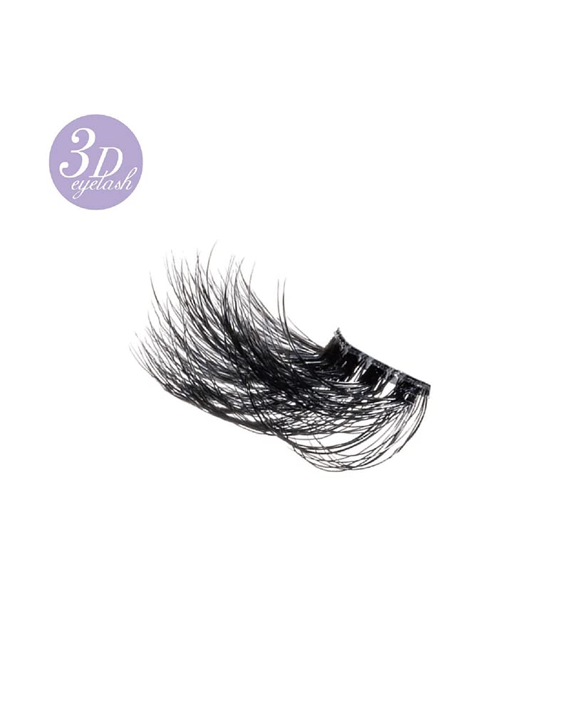 Miche Bloomin' 3D Eyelashes No. 34 Glamorous Extension - 4 Pairs (34R) | Natural Look, Dramatic Flair