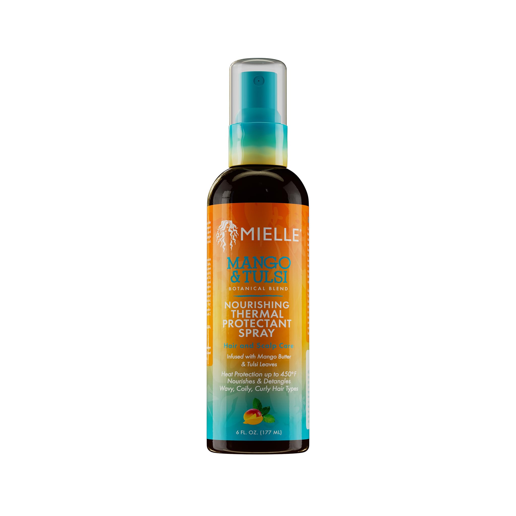 Mielle Organics Nourishing Thermal Heat Protectant Spray – Detangle, Protect & Style (6 Fl Oz)
