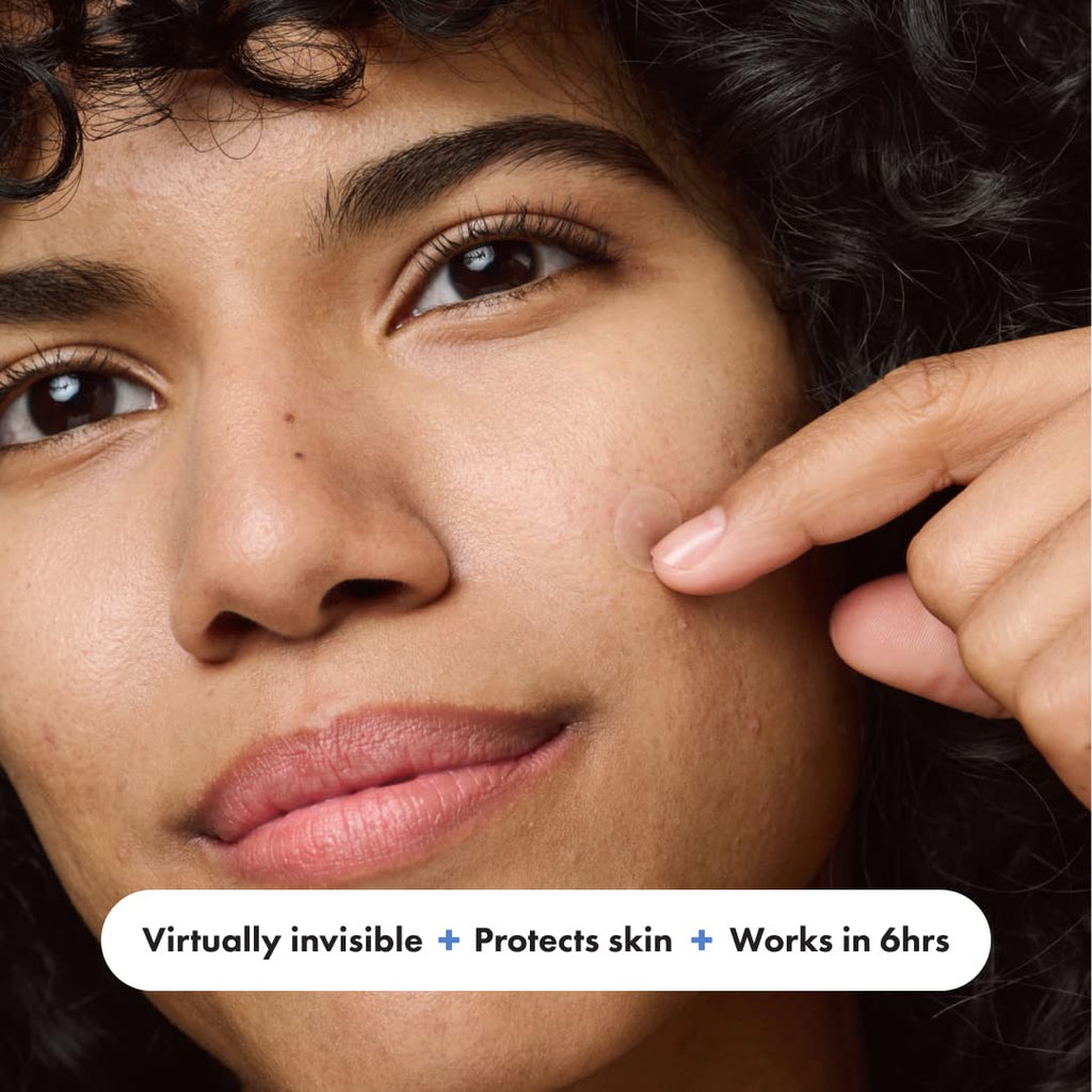 Mighty Patch Invisible+ Daytime Patches | Ultra-Thin Zit Covers, 24 Medium + 15 Small