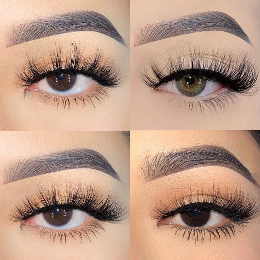Mikiwi Mink Lashes Natural Look – 5D 14-18mm, Cruelty-Free Reusable Lashes