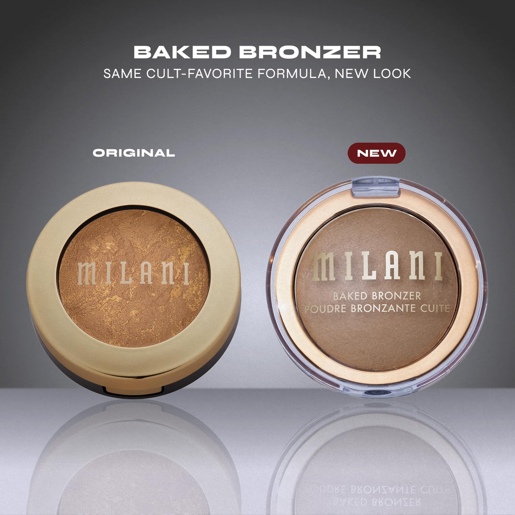 Milani Baked Bronzer | 12-Hour Sun-Kissed Glow, Talc-Free & Vegan
