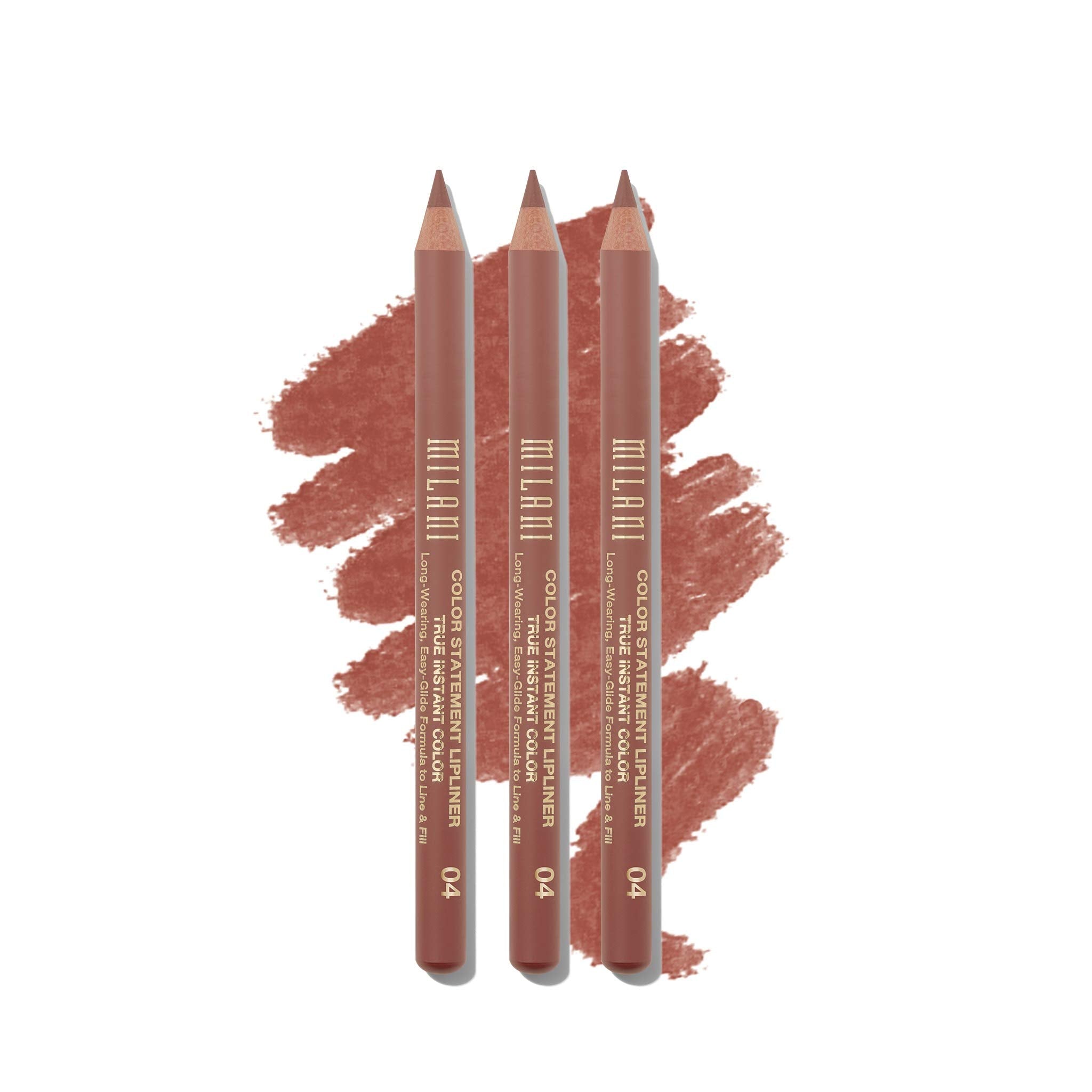 Milani Color Statement Lipliner – All Natural, 0.04 oz, 3-Pack | Cruelty-Free Definition & Shape