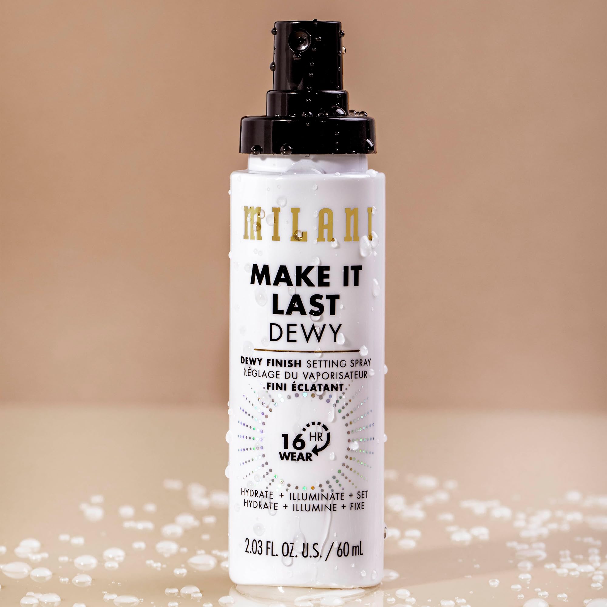 Milani Make It Dewy Setting Spray + Primer (2 Pack) – Hydrate, Glow & Set