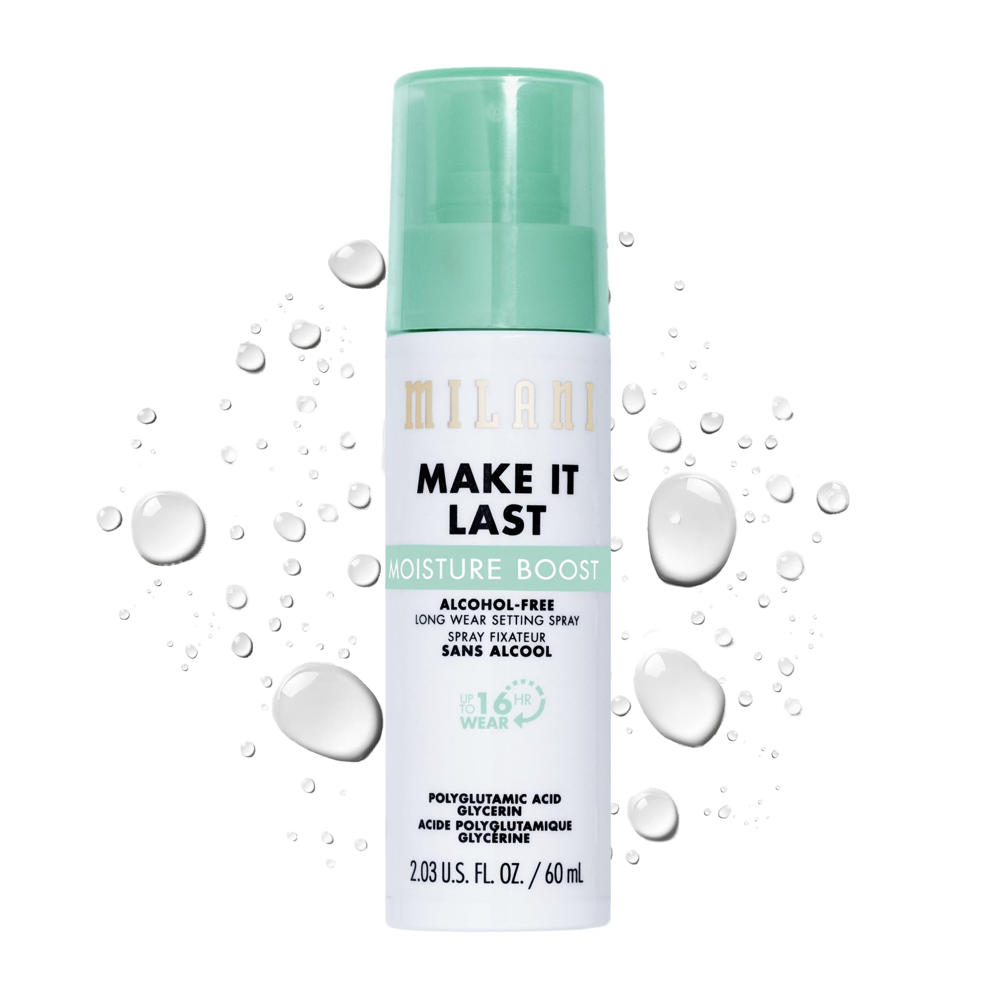 Milani Make It Last Moisture Boost Setting Spray – Alcohol-Free, Waterproof Hydrating Finisher