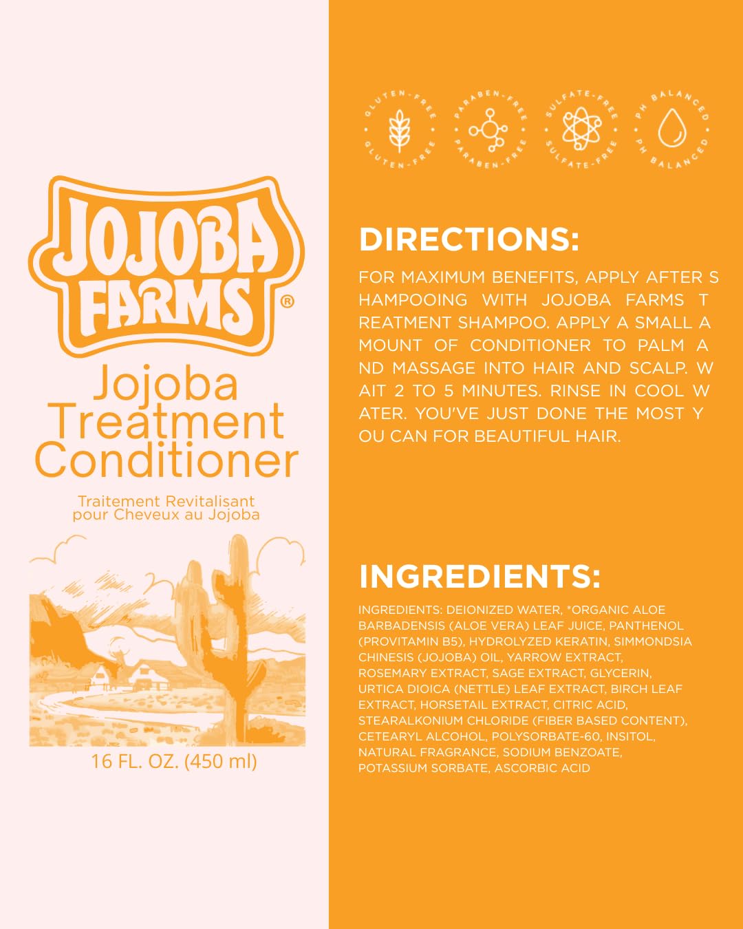 Mill Creek Jojoba Farms Treatment Shampoo & Conditioner Bundle – 16 fl oz Pack of 2