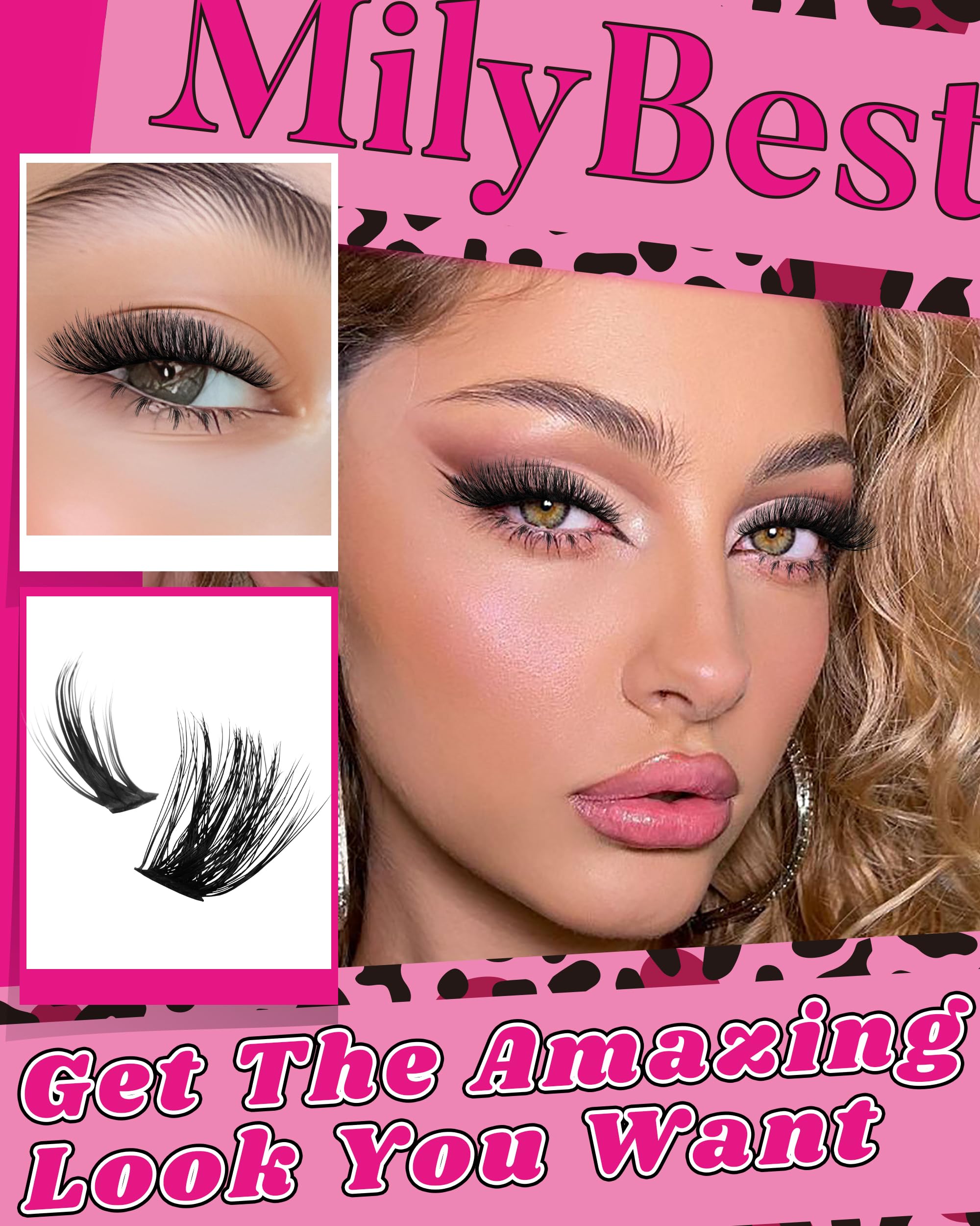 MilyBest Fable Lash Clusters Kit - DIY Volume Lashes 10-18mm