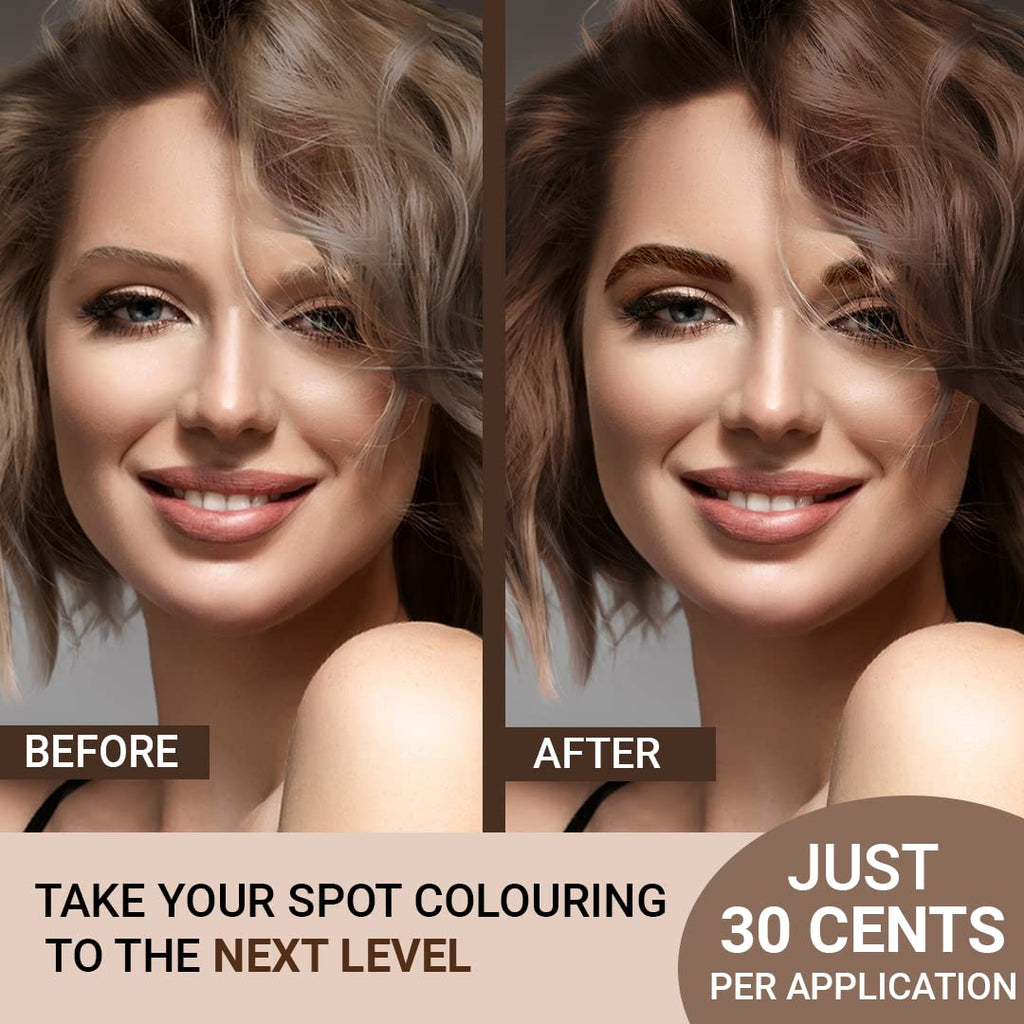 MINA iBrow Henna Hair Color Kit – Ammonia-Free, Gray Coverage, Lasts 6 Weeks | Vegan & Cruelty-Free | Blonde