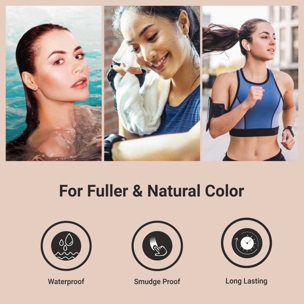 MINA iBrow Henna Hair Color Kit – Ammonia-Free, Gray Coverage, Lasts 6 Weeks | Vegan & Cruelty-Free | Blonde