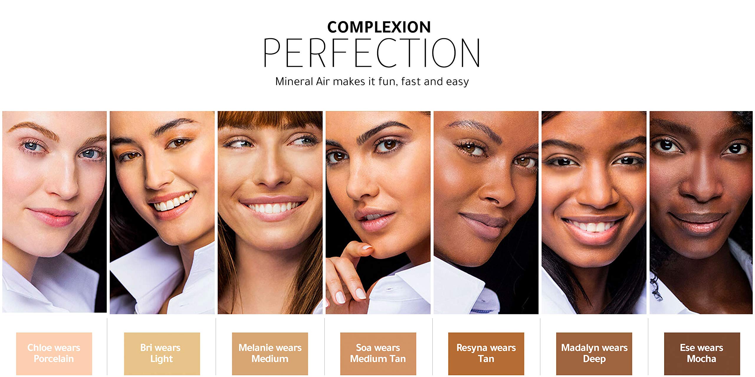 Mineral Air Complexion Starter Kit - Flawless Mineral Foundation in Medium Tan