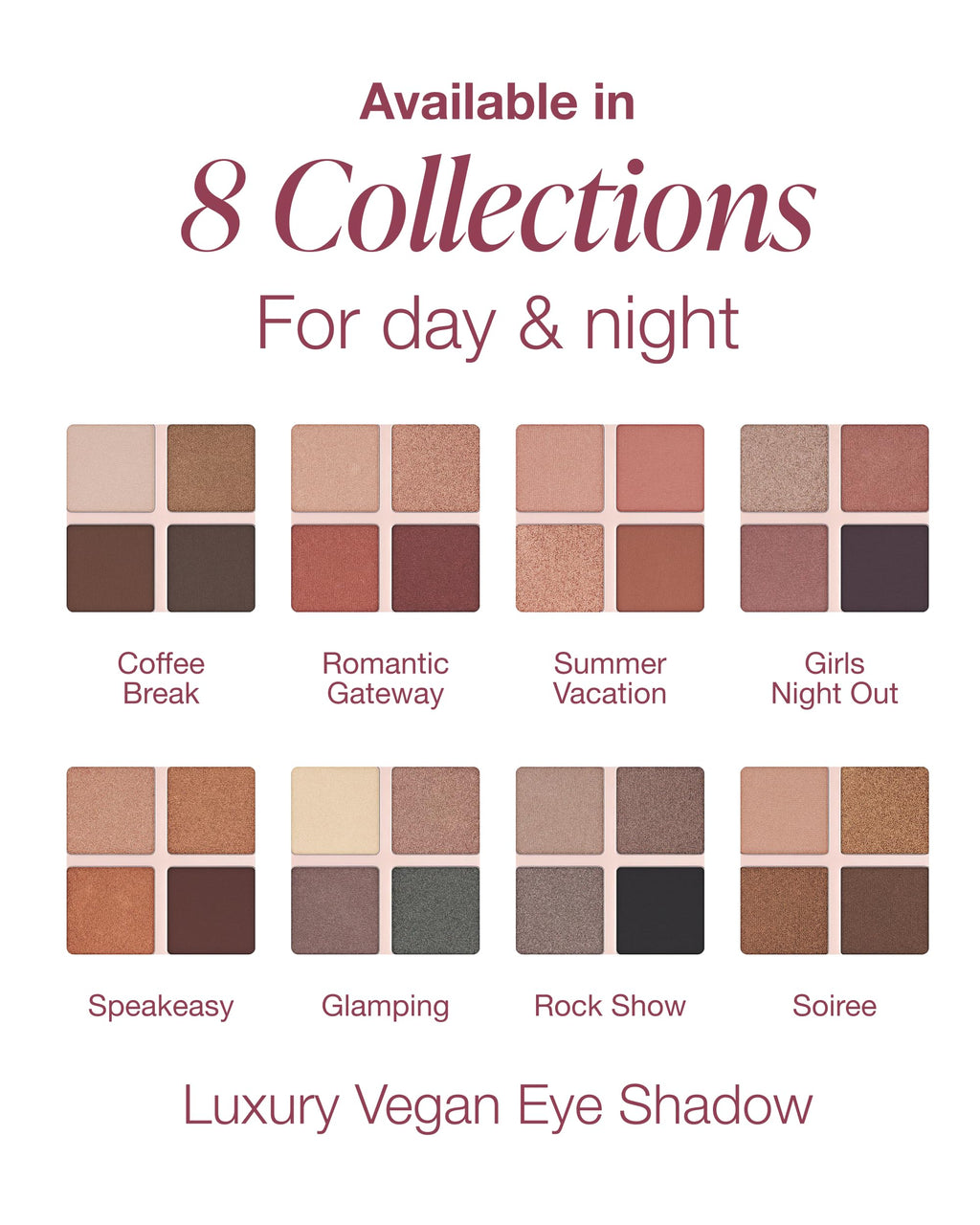 Mineral Fusion Eyeshadow Palette Coffee Break | Vegan, Matte, Satin & Shimmer Finishes